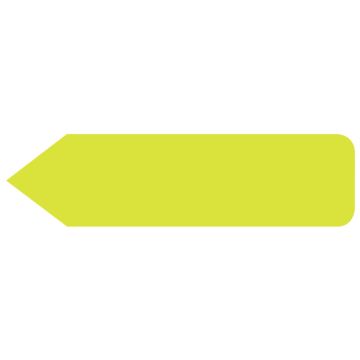 UniArrow Jr. SpaceSaver Flag, 1-3/16" x 5/16"