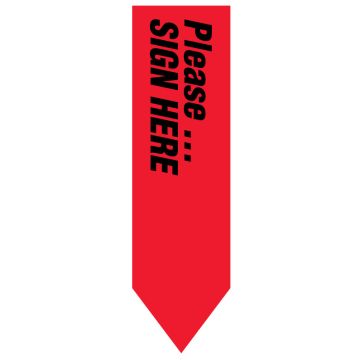 UniArrow SpaceSaver Flag, 2" x 9/16"