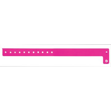 Pink Blank Vinyl Wristband 10-1/8" x 3/4"