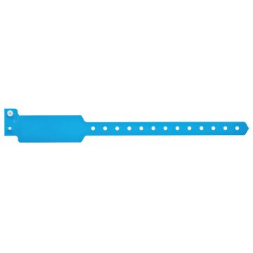 Blank Plastic Wristband 10" x 1 1/8",BL