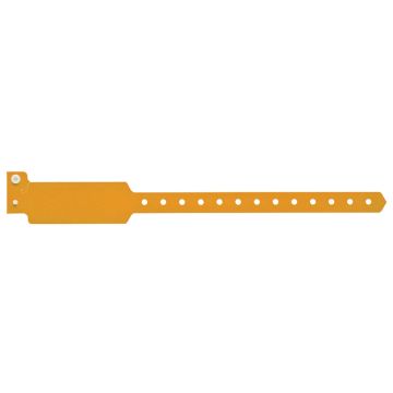 Blank Plastic Wristband 10" x 1 1/8",OR