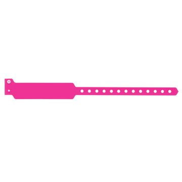 Pink Blank Vinyl Wristband 11-9/16" x 9/16"