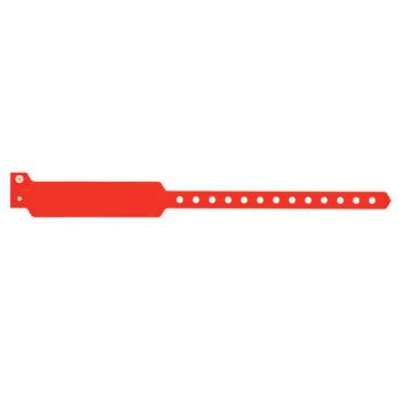Red Blank Vinyl Wristband 11-9/16" x 9/16"