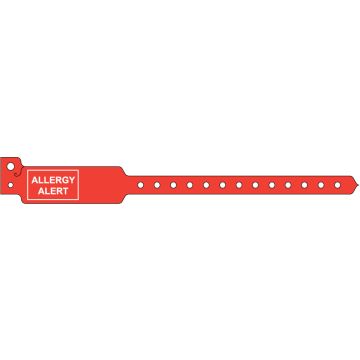 Plastic Alert Band, 10-3/4" x 4-3/4"