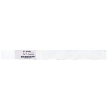 Tyvek Cover Seal Wristband, 12" x 1-1/8"