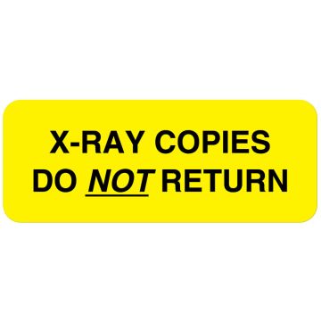 Radiology Information Labels, 2-1/4" x 7/8"