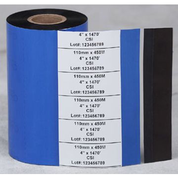 Thermal Transfer Ribbons, Premium - Wax/Resin, 4.33" x 1476'
