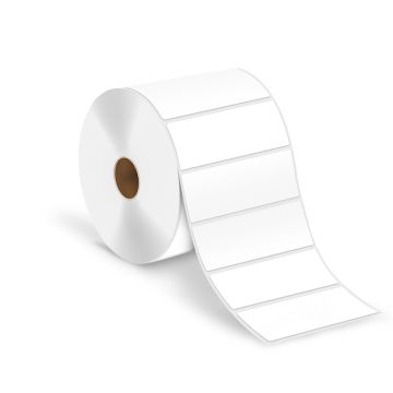 Direct Thermal Printer Labels, 4" Outside Diameter, 4.0" x 1-1/2"