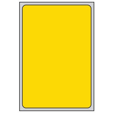 Direct Thermal  Labels, Yellow 4.0" x 6.0" 