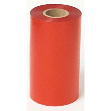 Thermal Transfer Ribbons, Wax, 4.33" x 1181', Red