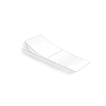 Thermal Transfer Labels, Fanfolded, 4" x 6-1/2"