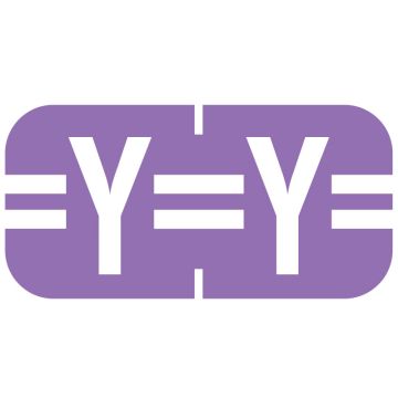 Alpha File Folder Label - Tab® Compatible, 1" x 1/2"