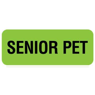 Senior Pet, 2-1/4"X 7/8"