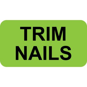 Trim Nails Label, 1-5/8" x 7/8"