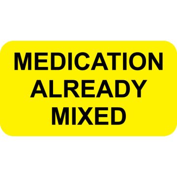 Medication Label, 1-5/8" x 7/8"