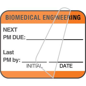 Biomedical Engineering Inspection Label