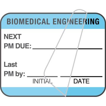 Biomedical Engineering Inspection Label