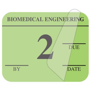 Biomedical Engineering Inspection Label, 1-1/4" x 1"