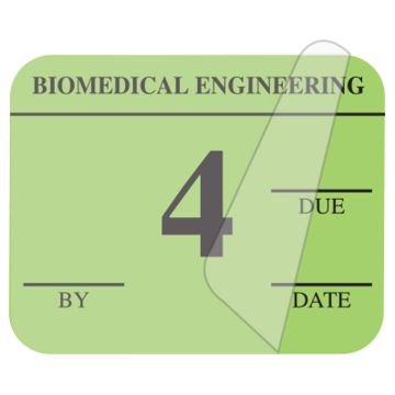 Biomedical Engineering Inspection Label, 1-1/4" x 1"