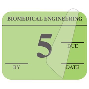 Biomedical Engineering Inspection Label, 1-1/4" x 1"