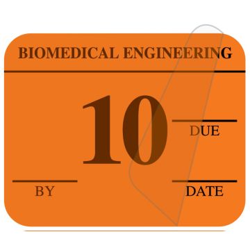 #10 Biomedical Engineering Inspection Label