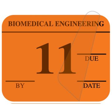 #11 Biomedical Engineering Inspection Label