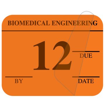 #12 Biomedical Engineering Inspection Label