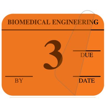 #3 Biomedical Engineering Inspection Label