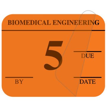 #5 Biomedical Engineering Inspection Label