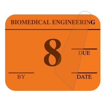 #8 Biomedical Engineering Inspection Label