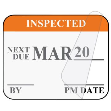MAR Inspection Label, 1-1/4" x 1"