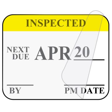 APR Inspection Label, 1-1/4" x 1"