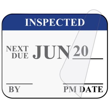 JUN Inspection Label, 1-1/4" x 1"