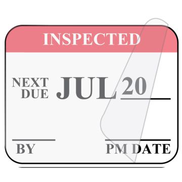 JUL Inspection Label, 1-1/4" x 1"