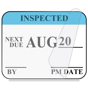 AUG Inspection Label, 1-1/4" x 1"