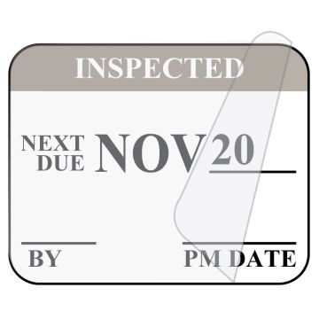 NOV Inspection Label, 1-1/4" x 1"