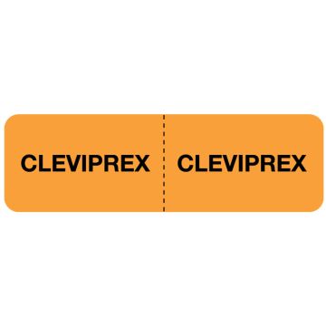 CLEVIPREX I.V. Line Identification Label, 3" x 7/8"