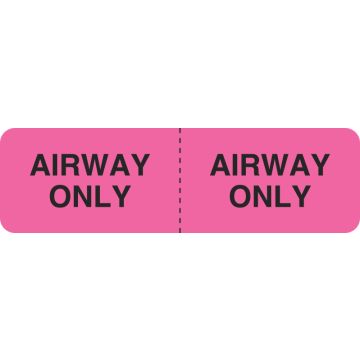 AIRWAY Line Identification Label, 3" x 7/8"