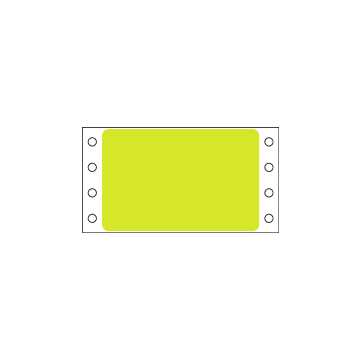 EDP Pinfeed Label, 3" x 1-15/16"