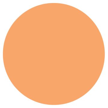 Fluorescent Orange Paper Circle 3" Dia