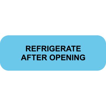 Refrigerate After Opening, 1-1/2" x 1/2"