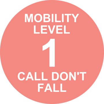 MOBILITY LEVEL 1, 2"X2"