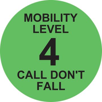 MOBILITY LEVEL 4, 2"X2"