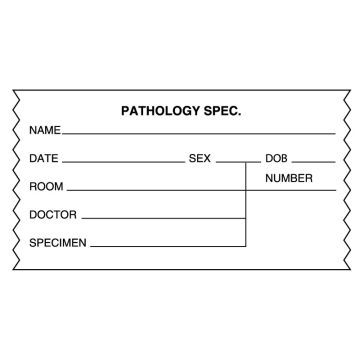 Pathology Specimen Identification Tape, 2" x 500"