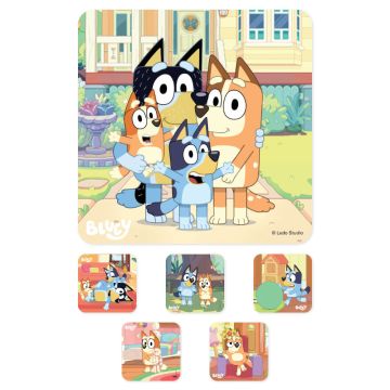 Bluey, Kids' Sticker, 2-1/2" x 2-1/2"