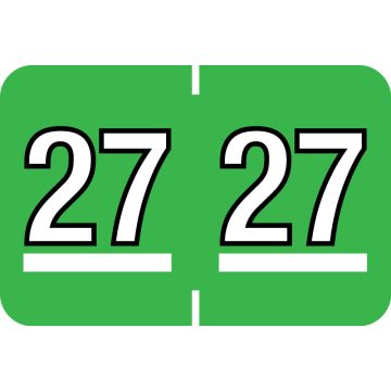 Colwell Compatible 2027 Year Label, 1-1/2" x 1"