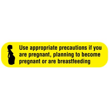 HD Pregnancy Warning, 1-5/8" x 3/8"