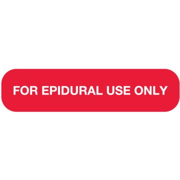 FOR EPIDURAL USE