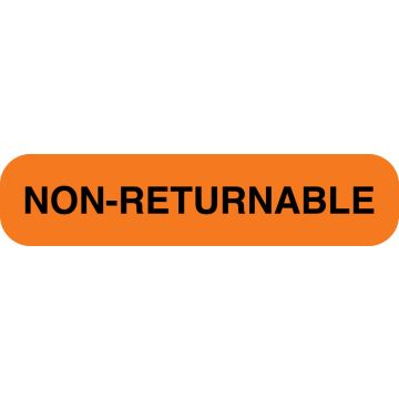 Non Returnable