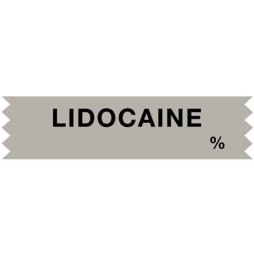 Anesthesia Tape, Lidocaine %, 1" x 1/2"